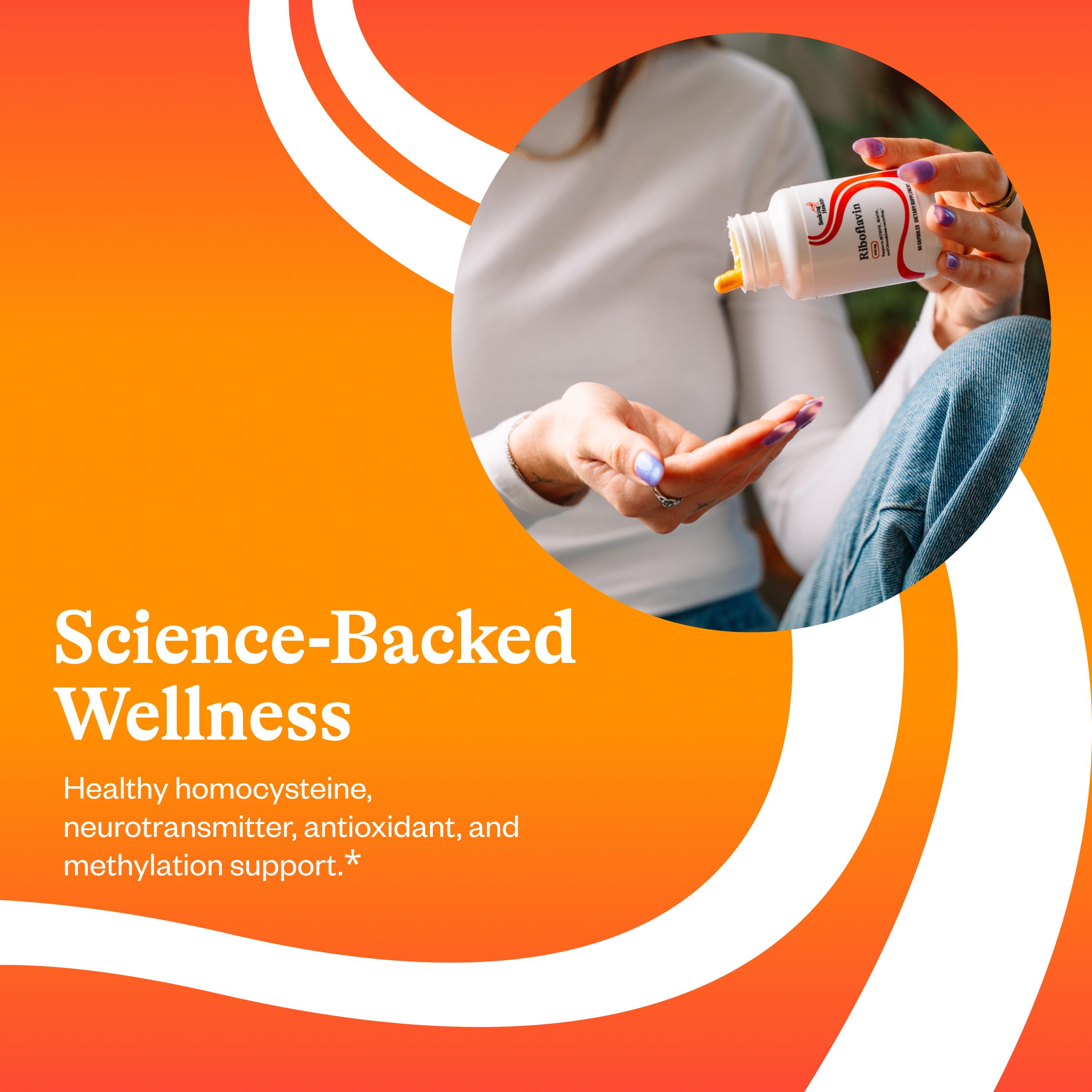 Seeking Health Riboflavin ingredient list emphasizing allergen-free formulation.