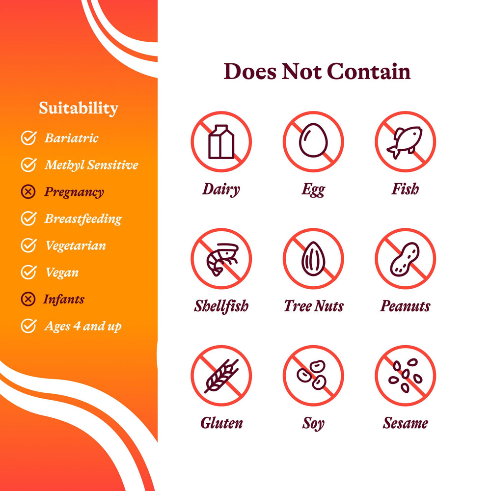 Seeking Health Trace Minerals Complex allergen-free icon on packaging