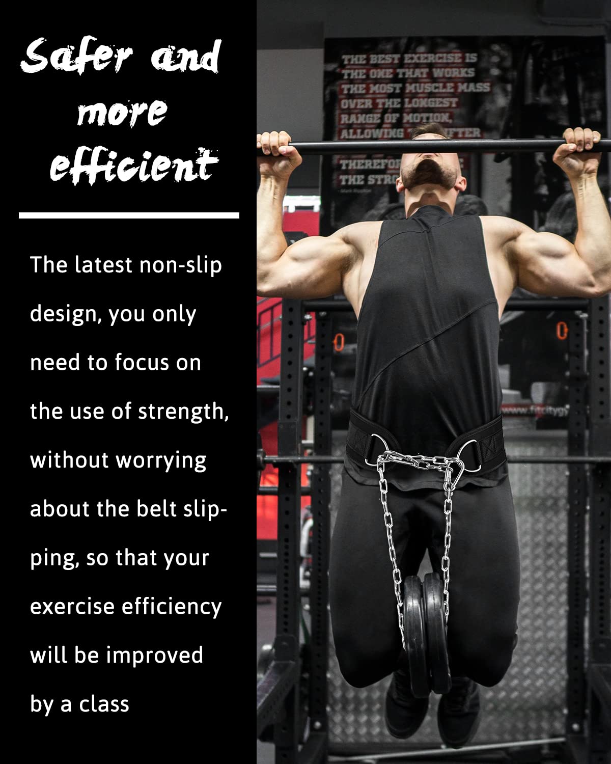 Seektop dip belt worn at the waist, featuring comfortable neoprene fit.