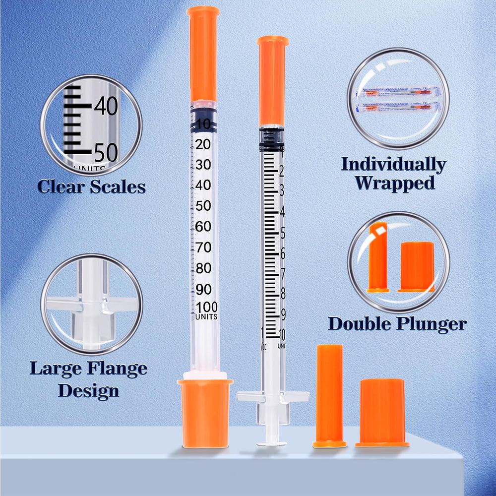Seelight syringe with aseptic packaging ensures safe, sterile handling for experiments.