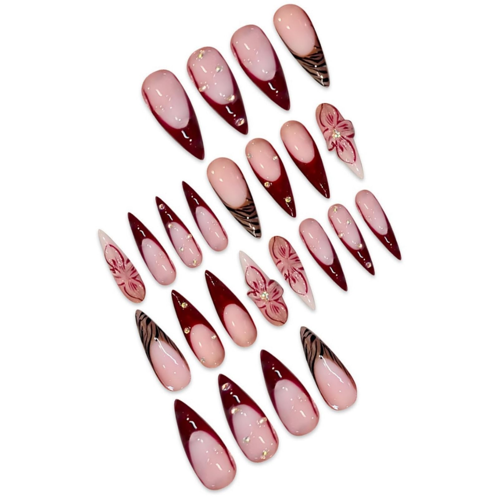 SEENEEY easy-apply nails with seamless fit for daily wear.