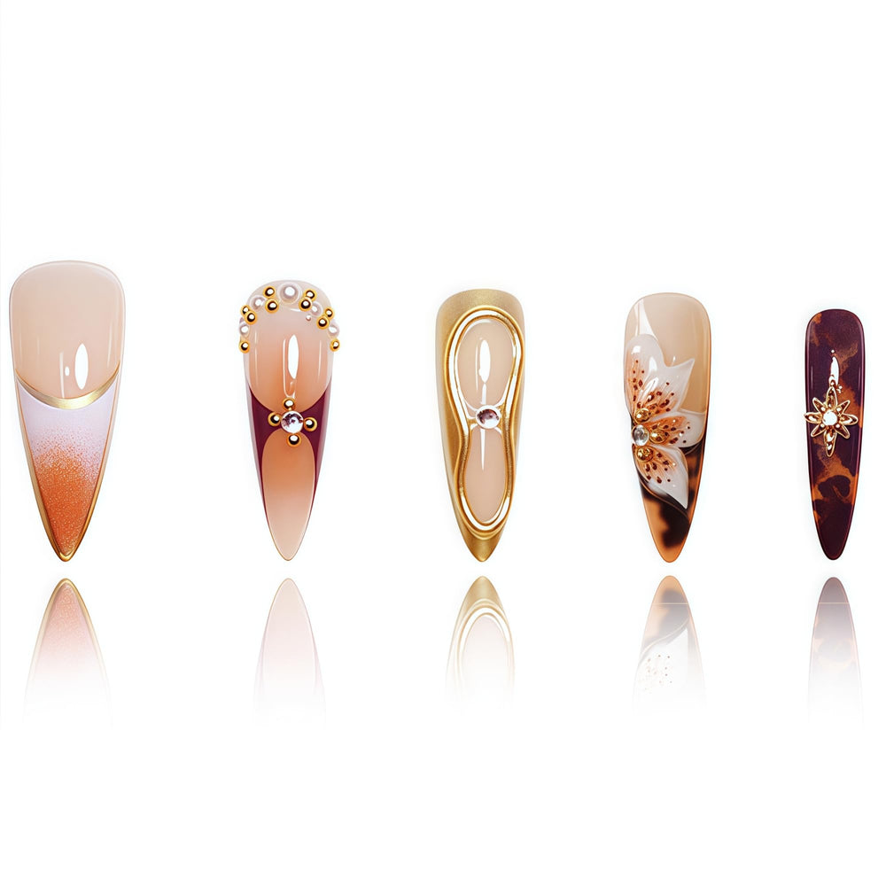 SEENEEY nails follow natural cuticle line for a neat look.