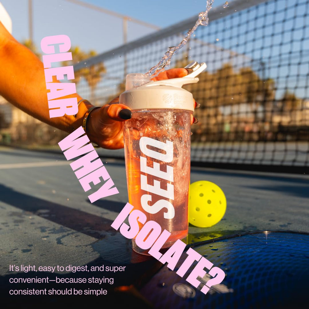 SEEQ ingredients close-up emphasizes gluten-free and sugar-free ingredients