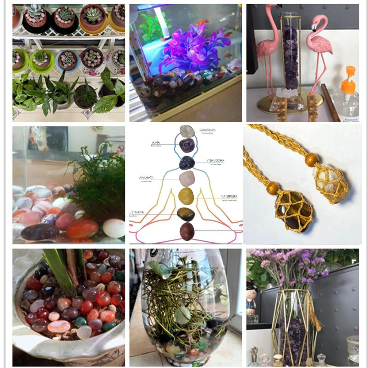 SeeuFun crystal collection for home decor and educational activities