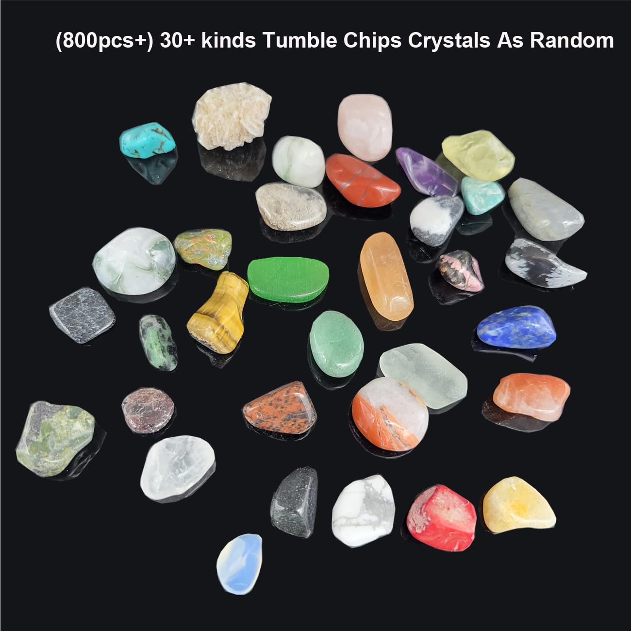 SeeuFun tumbled crystals variety for sensory exploration and learning