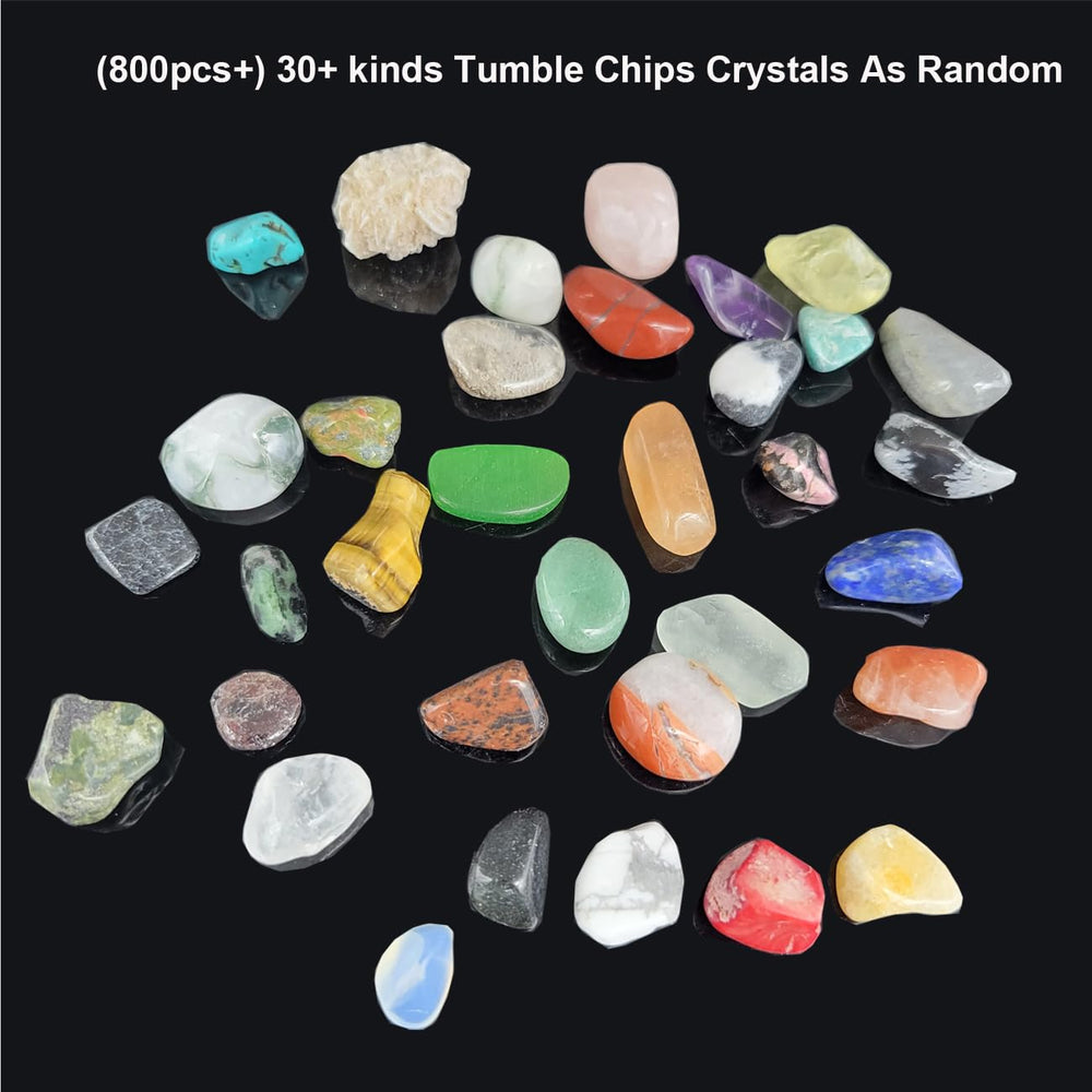 SeeuFun tumbled crystals variety for sensory exploration and learning