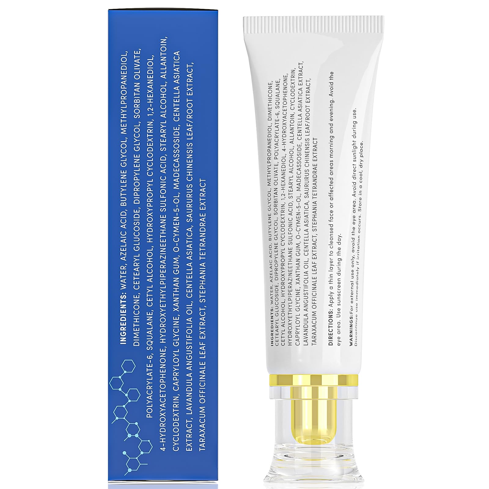 Sefralls Azelaic Acid Cream texture closeup on smooth skin