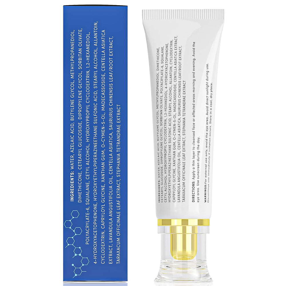 Sefralls Azelaic Acid Cream texture closeup on smooth skin