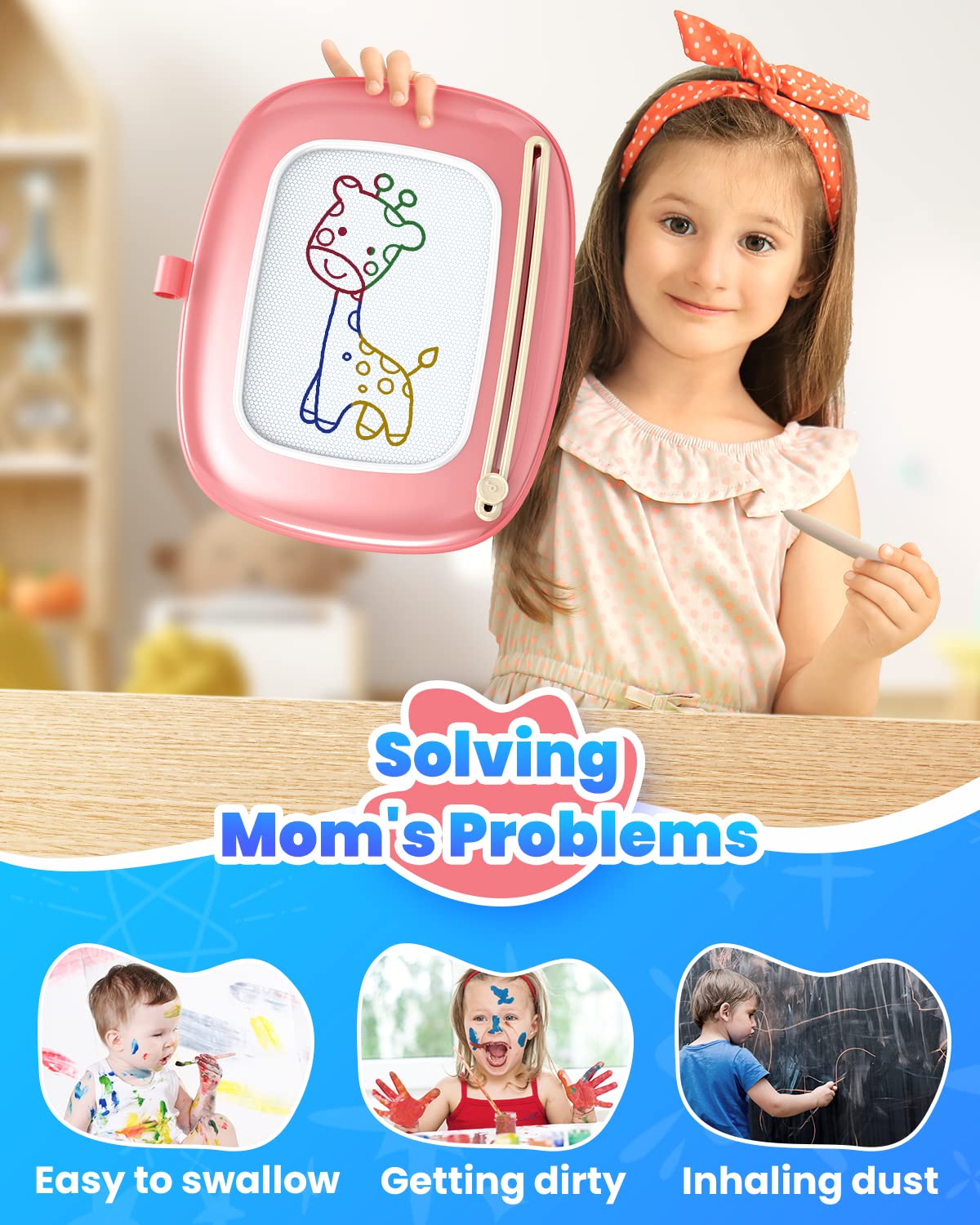 Non-toxic BPA-free ABS construction of Seimome board keeps kids safe