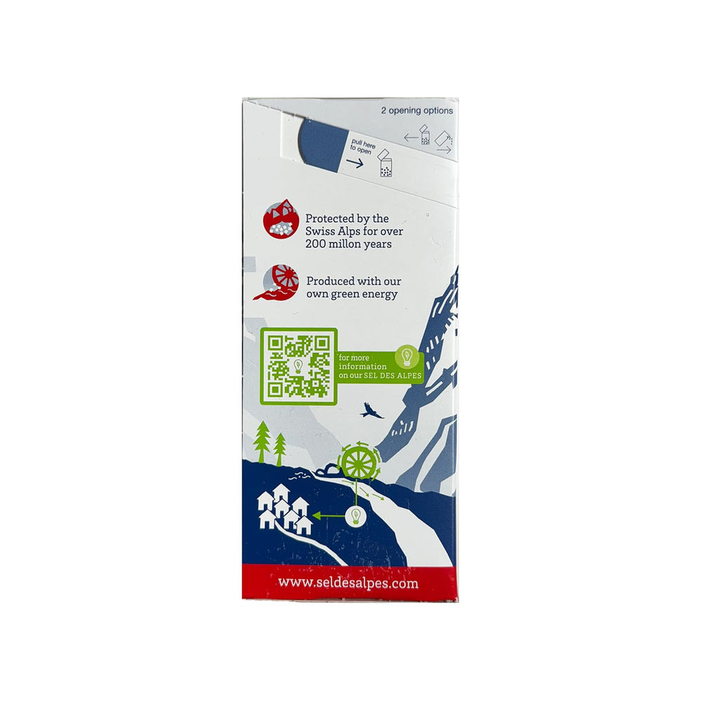 SEL DES ALPES iodized fine salt on roasted vegetables delivers balanced finishing touch.