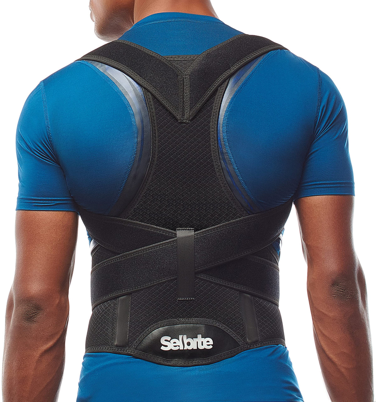 Selbite posture corrector shoulder straps support your upper back during desk work