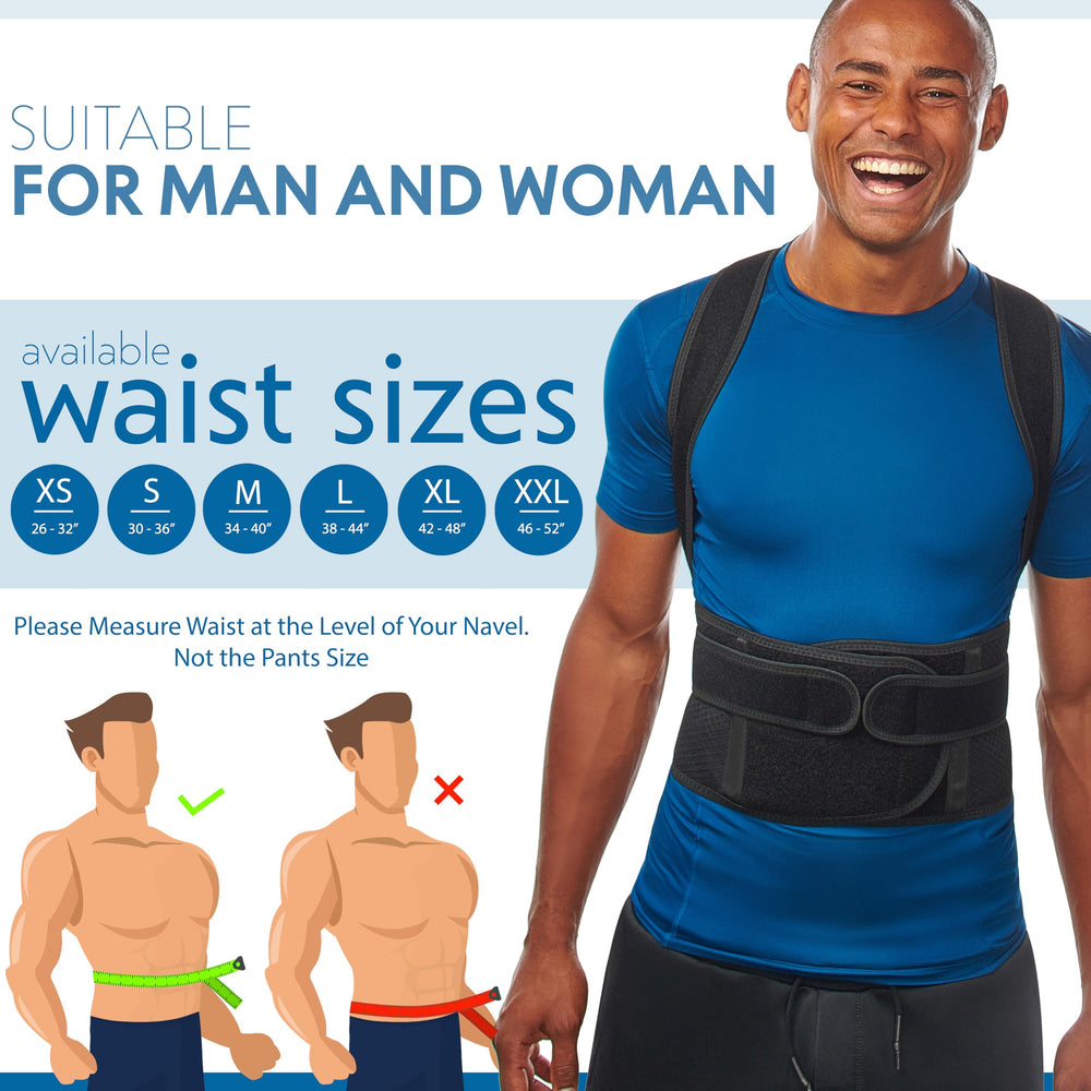 Selbite posture corrector can be worn under or over clothing discreetly