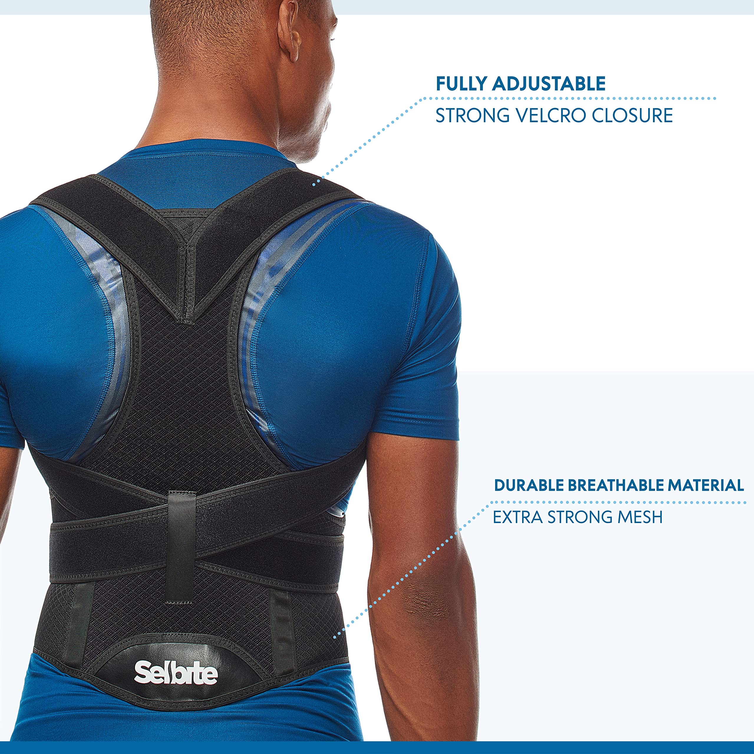 Selbite Posture Corrector is ideal for office tasks and long drives.