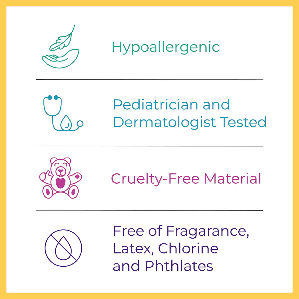 Cruelty-free, chlorine-free pads suitable for night-time use with newborns