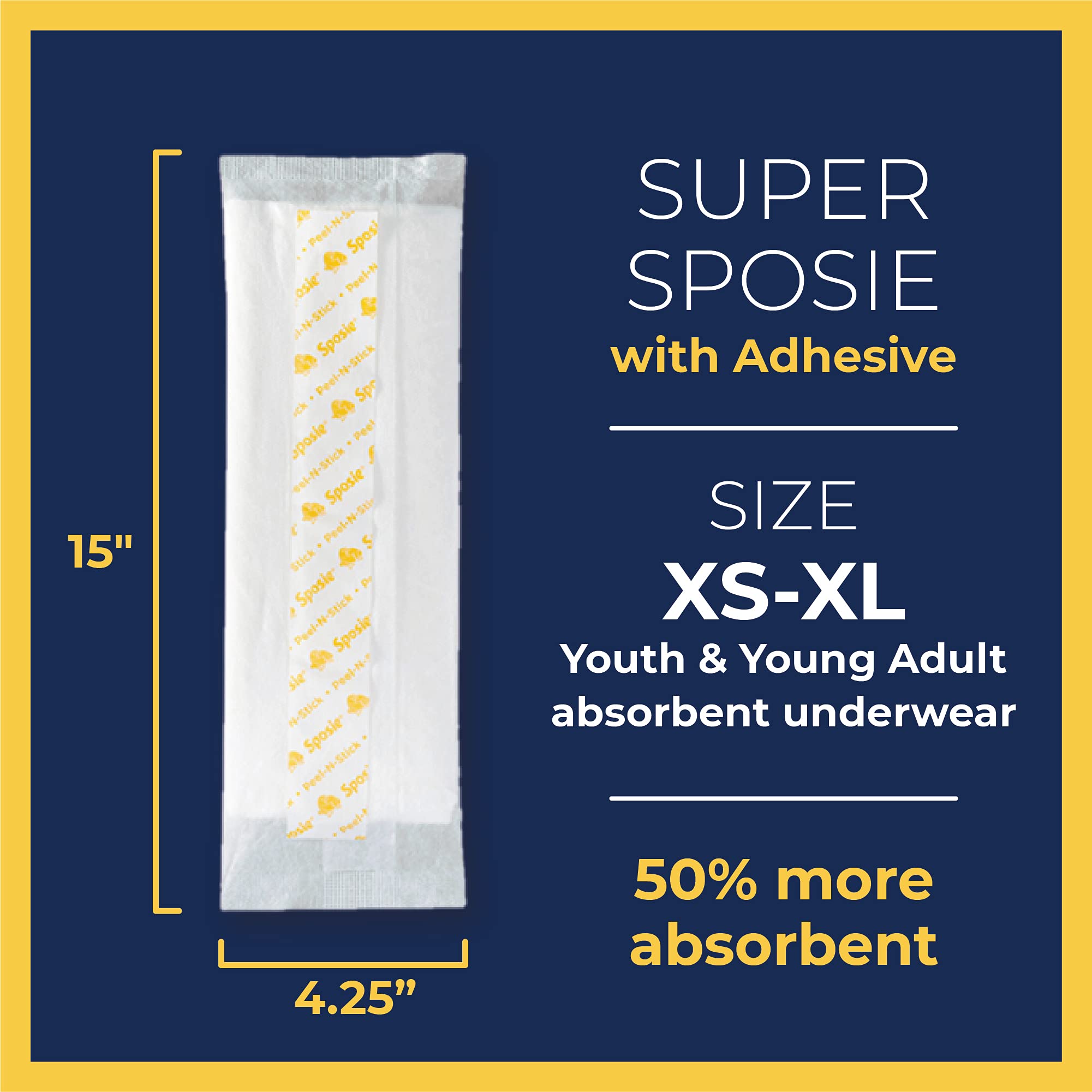 Select Kids Super Sposie designed for safe night-time protection.