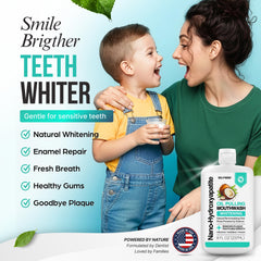 SELFWISE organic fluoride-free formula is gentle for sensitive teeth