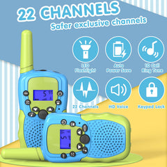 Selieve walkie talkies with ergonomic, lightweight design for small hands.