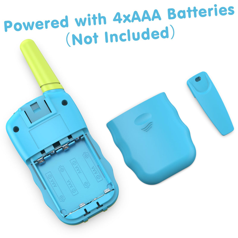 Selieve walkie talkies in outdoor use for kids during family hikes.