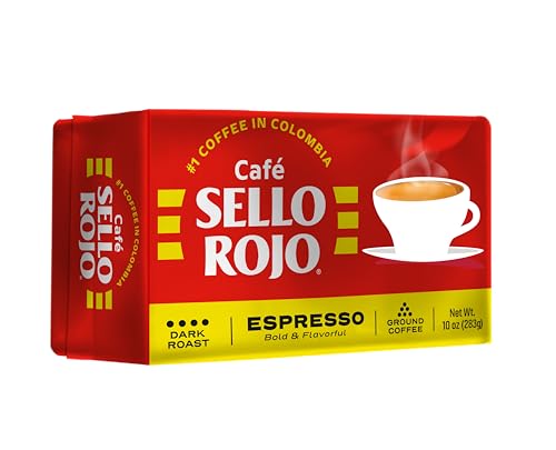 Sello Rojo espresso brick aroma fills your kitchen with inviting richness
