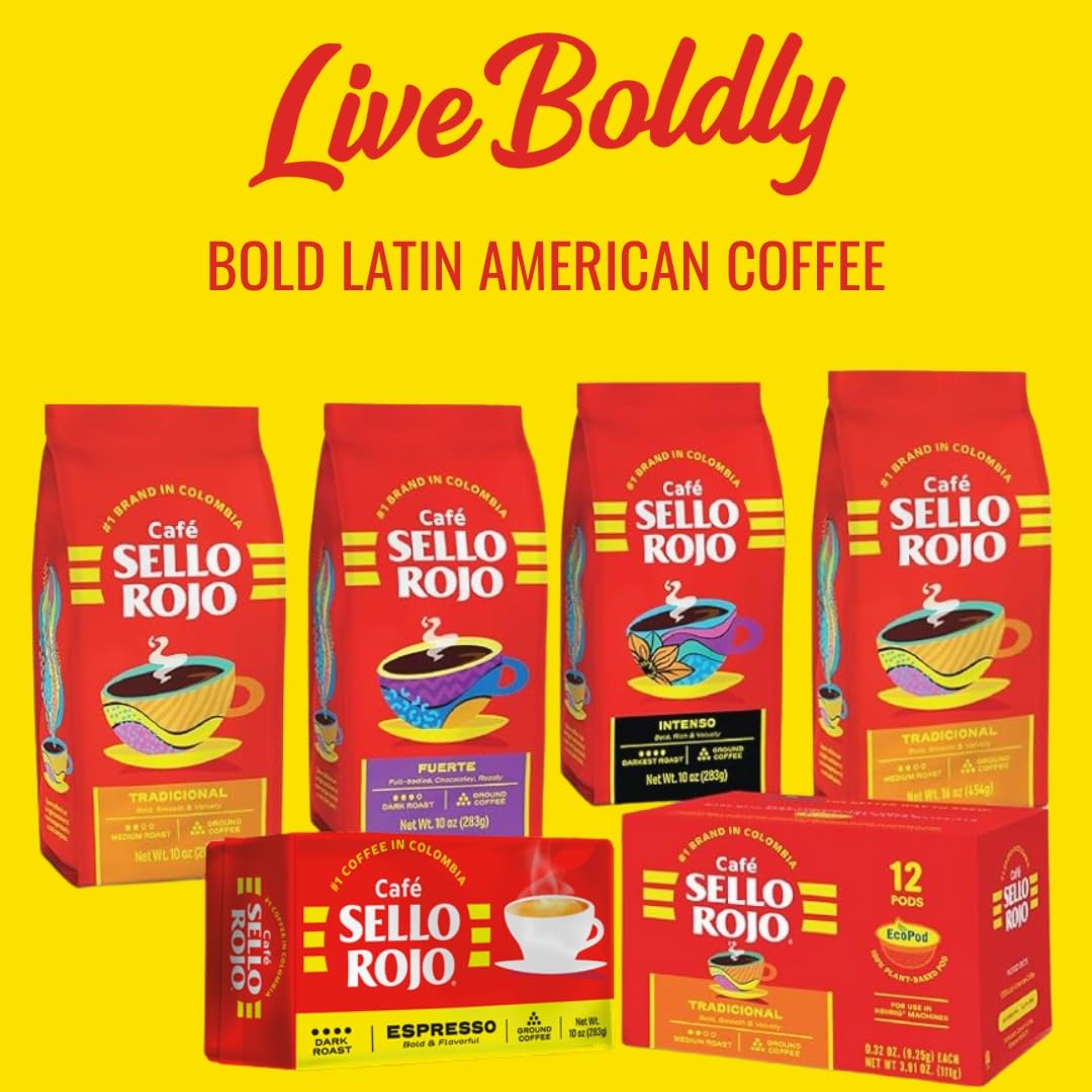 Sello Rojo traditional Colombian heritage shown in modern brick packaging