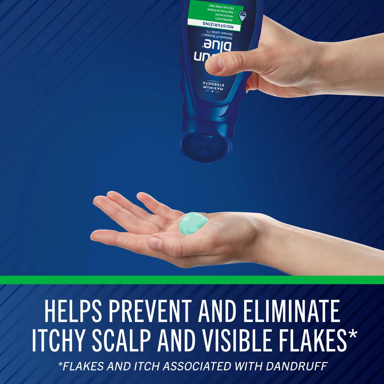 Selsun Blue routine twice-weekly use supports ongoing scalp care.
