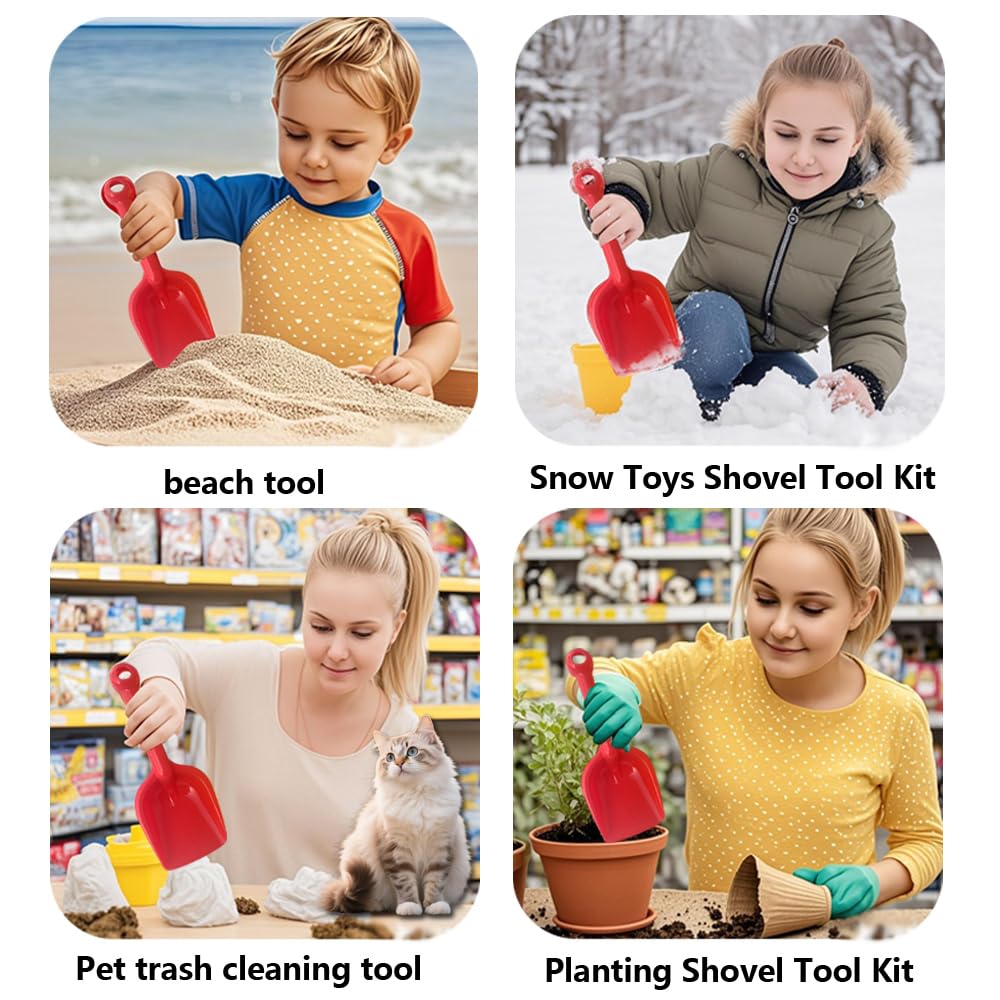 SELTERM Shovel with hanging hole for simple, clutter-free storage.