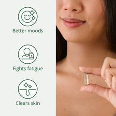 Semaine Hormone Balance capsules ready to take for sustained energy throughout the day.