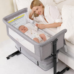 Semphis baby bassinet overview highlighting 3-in-1 versatility for nurseries