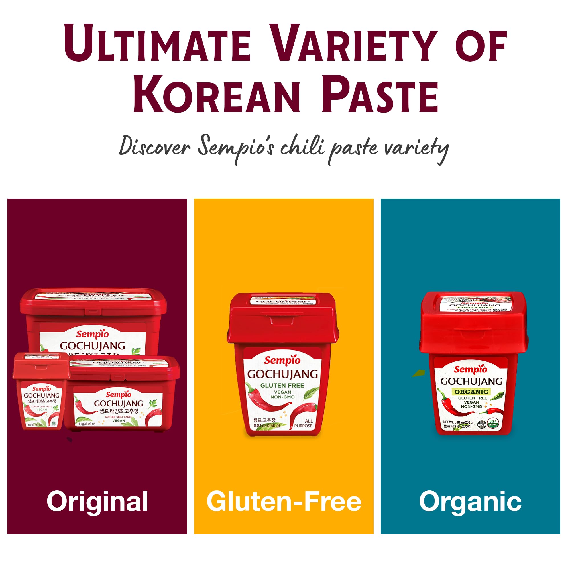Sempio halal certified stamp confirms dietary suitability for halal kitchens.