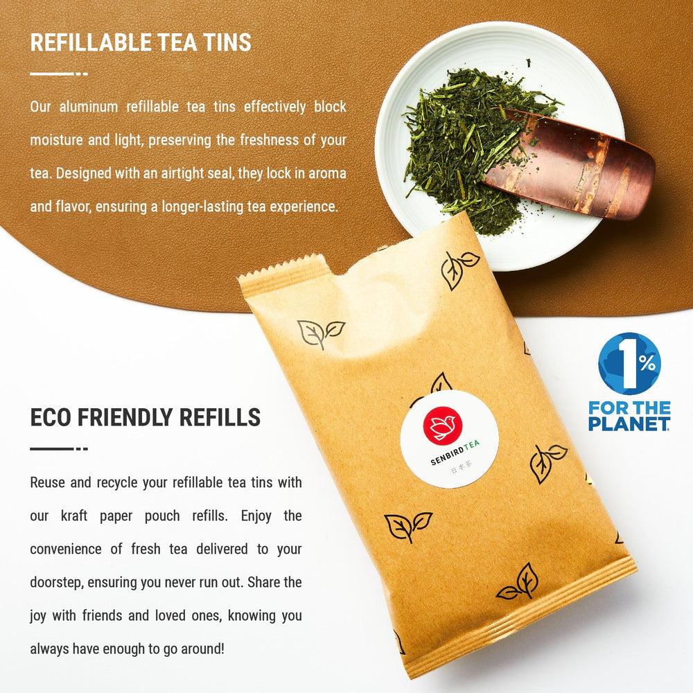 Senbird Premium Sencha brew in mug reveals vibrant aroma and savory depth