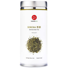 Senbird Premium Sencha leaves close-up showing vibrant green color for a fresh morning ritual