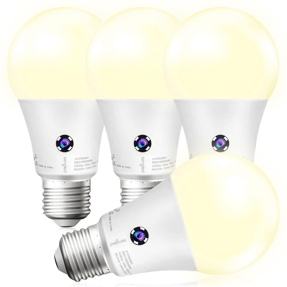 Sengled Dusk-to-Dawn porch light bulb provides automatic evening illumination.