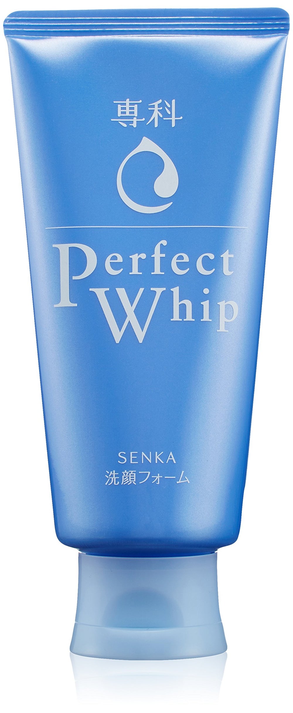 Senka Perfect Whip cleansing foam bottle for gentle daily cleansing.