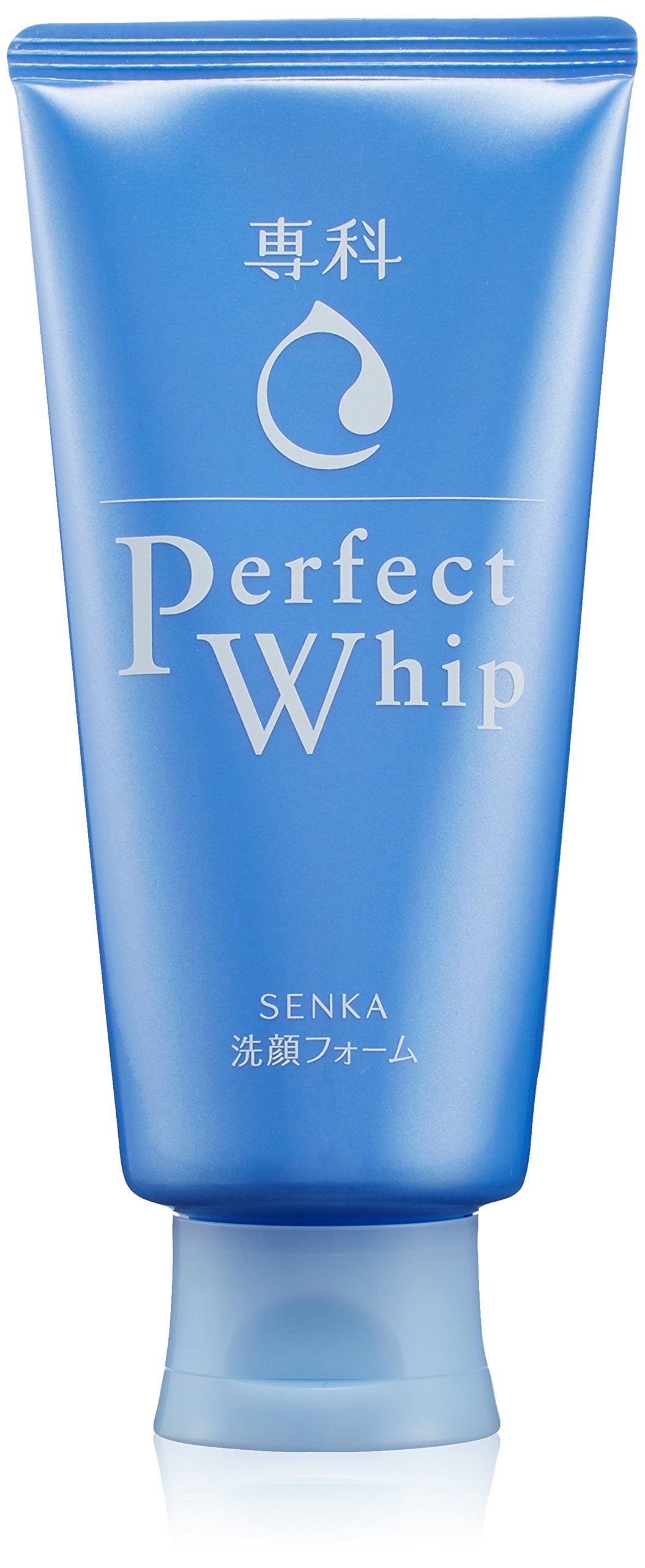 Senka Perfect Whip cleansing foam bottle for gentle daily cleansing.