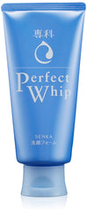 Senka Perfect Whip cleansing foam bottle for gentle daily cleansing.