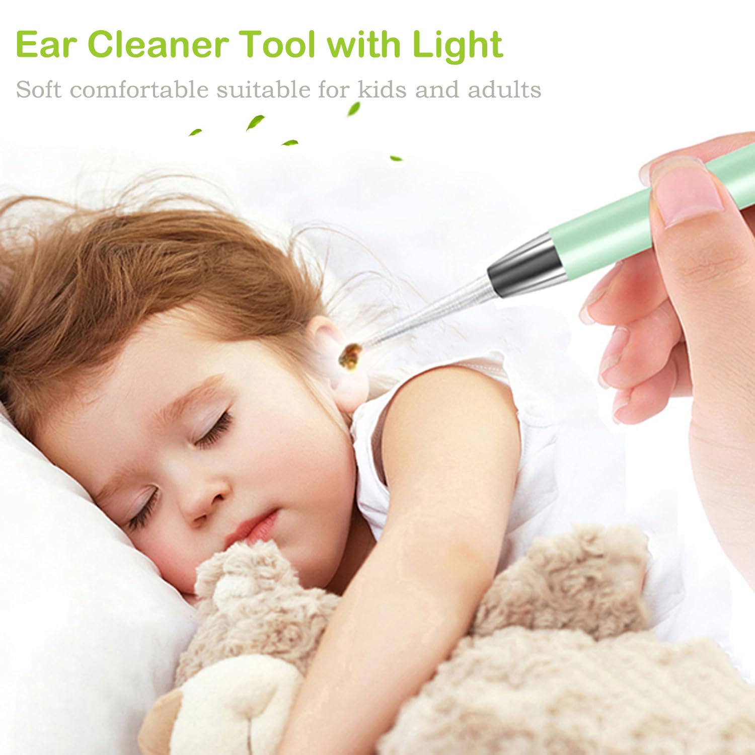 Senlmler 360-degree rotation helps thorough access to ear canals.