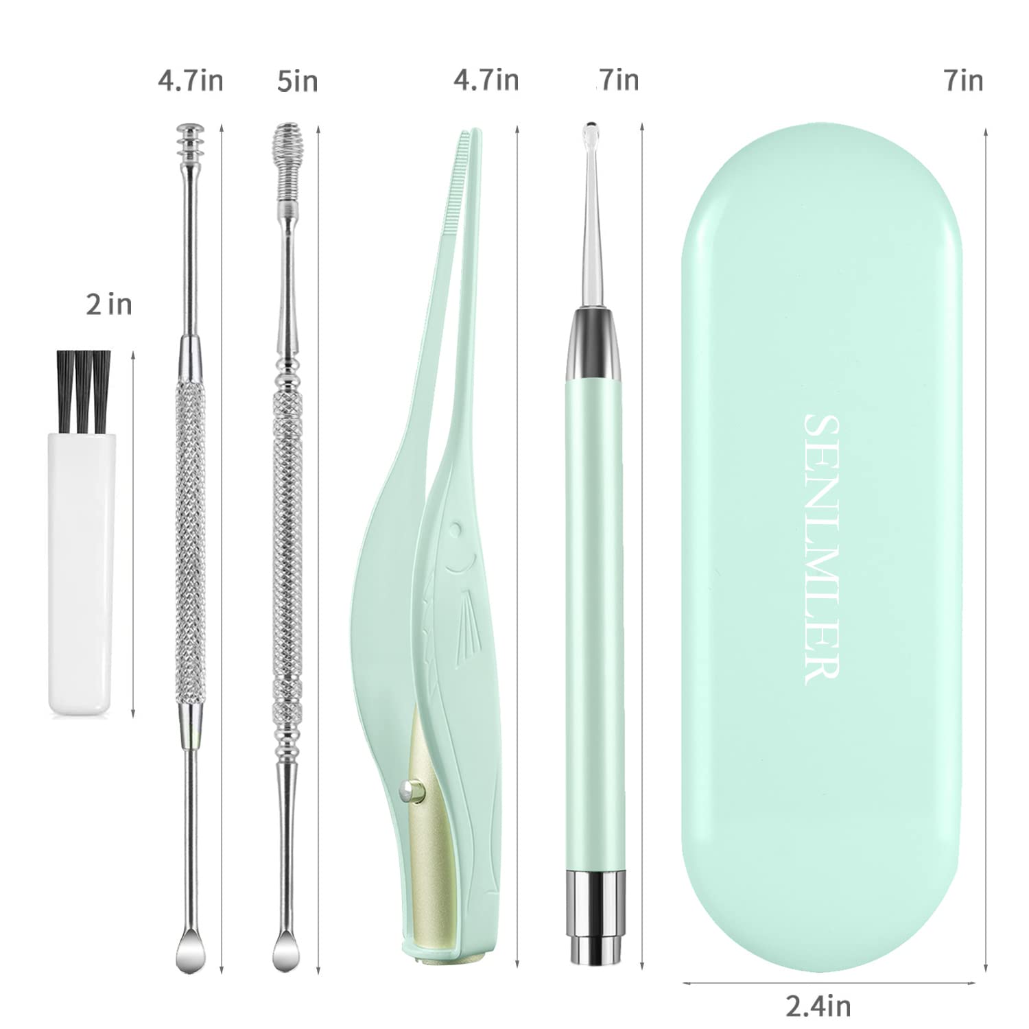 Senlmler compact set is ideal for home storage and travel.