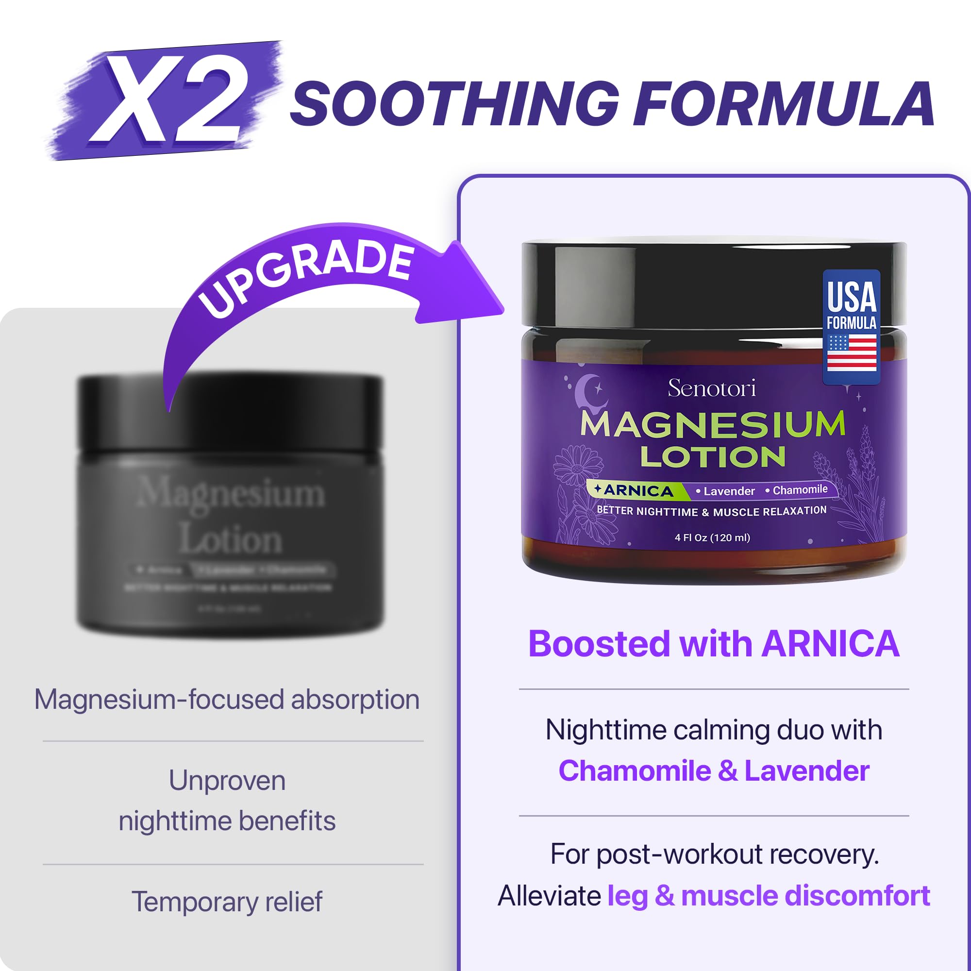 Senotori lavender-chamomile aroma evokes bedtime calm and tension release.