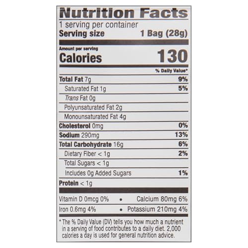 Sensible Portions Ranch Veggie Straws bite-sized bag perfect for lunchboxes.
