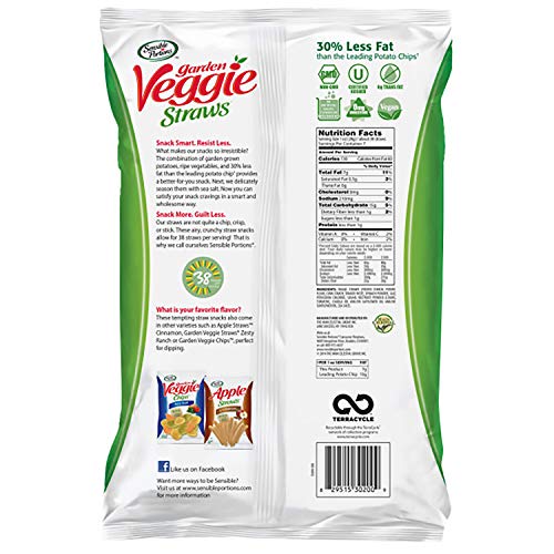 Close-up of Garden Veggie Straws' crunchy texture and sea salt flavor