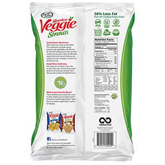 Close-up of Garden Veggie Straws' crunchy texture and sea salt flavor