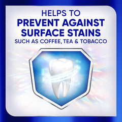 Sensodyne Clinical White visualizes ongoing sensitivity protection.