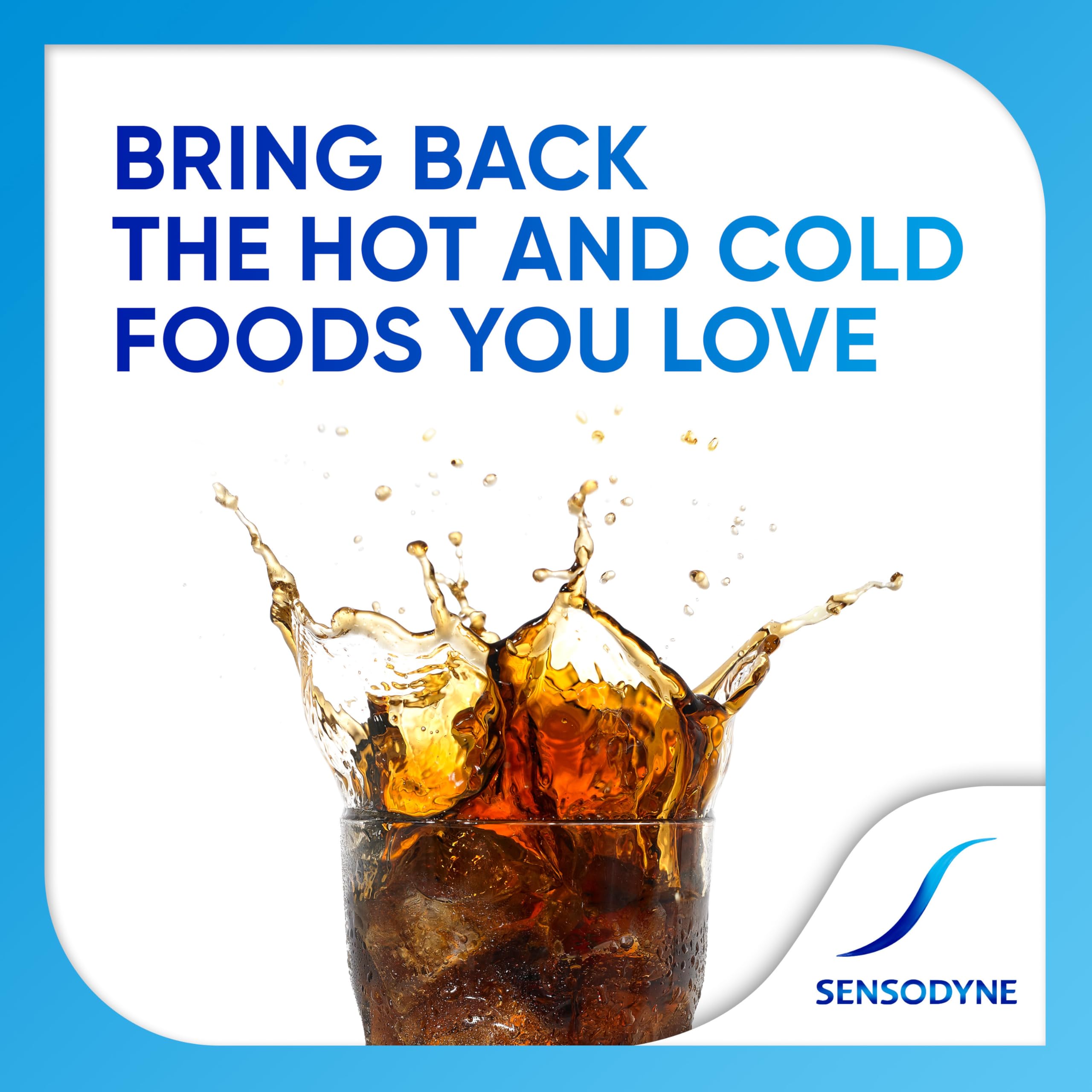 Sensodyne gum health focus highlighting supporting healthy gums