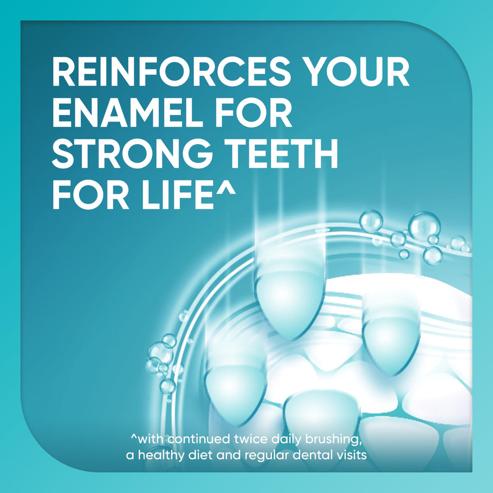 Sensodyne Pronamel Active Shield toothpaste with fluoride remineralizes enamel