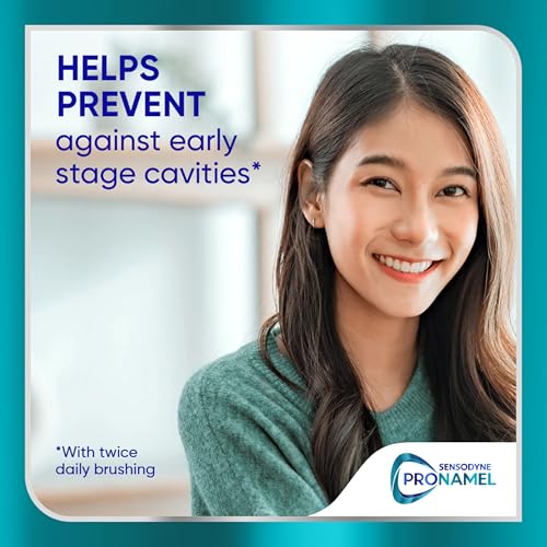 Sensodyne Pronamel aligner-friendly care image; enamel-safe when wearing clear aligners.