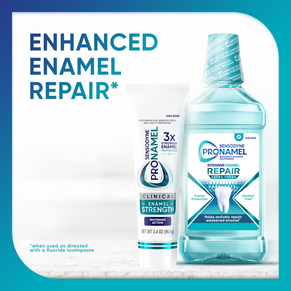 Sensodyne Pronamel Clinical supports clear aligner wearers with enamel protection during routine care.