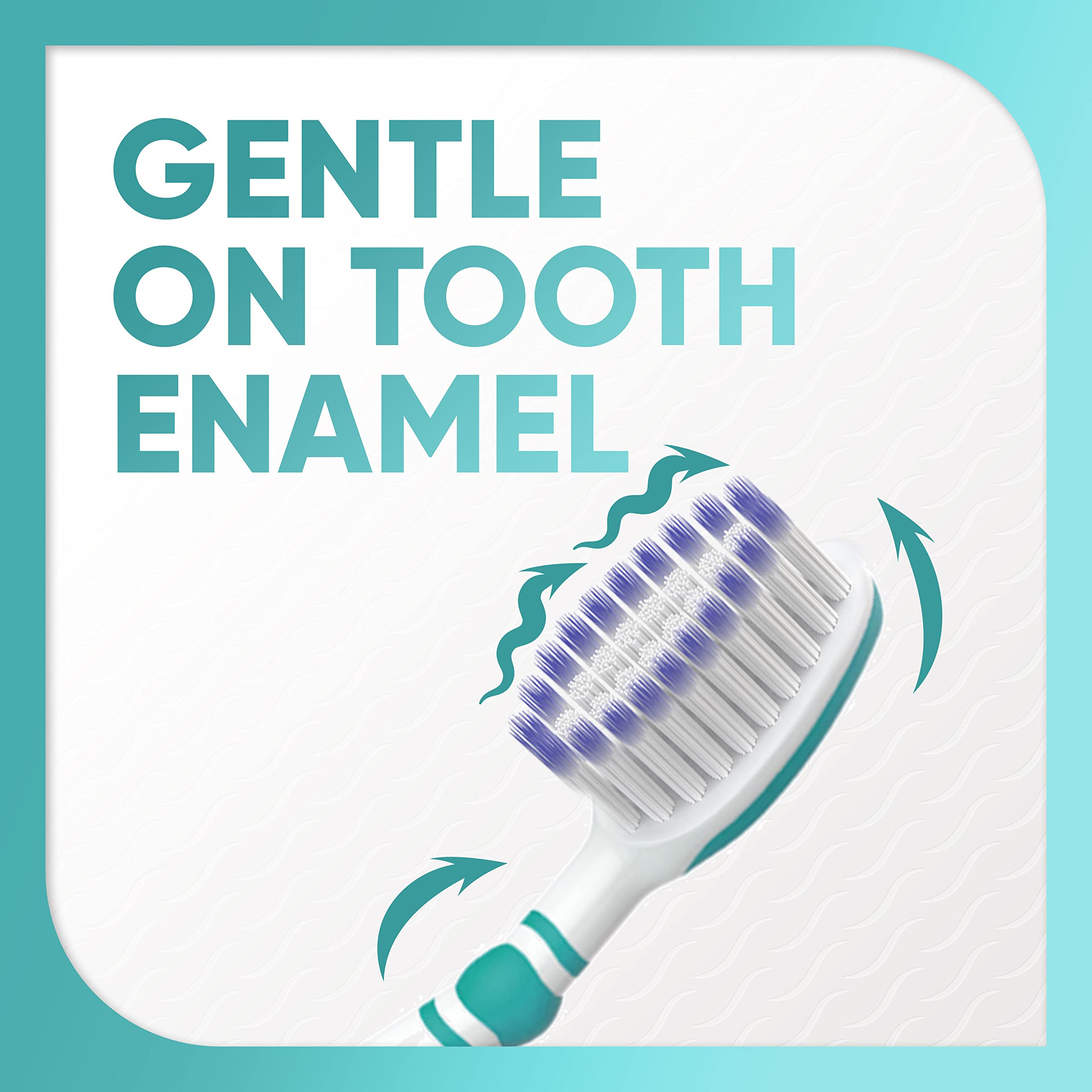 Four-pack Sensodyne Pronamel toothbrushes for home, travel, and shared use.
