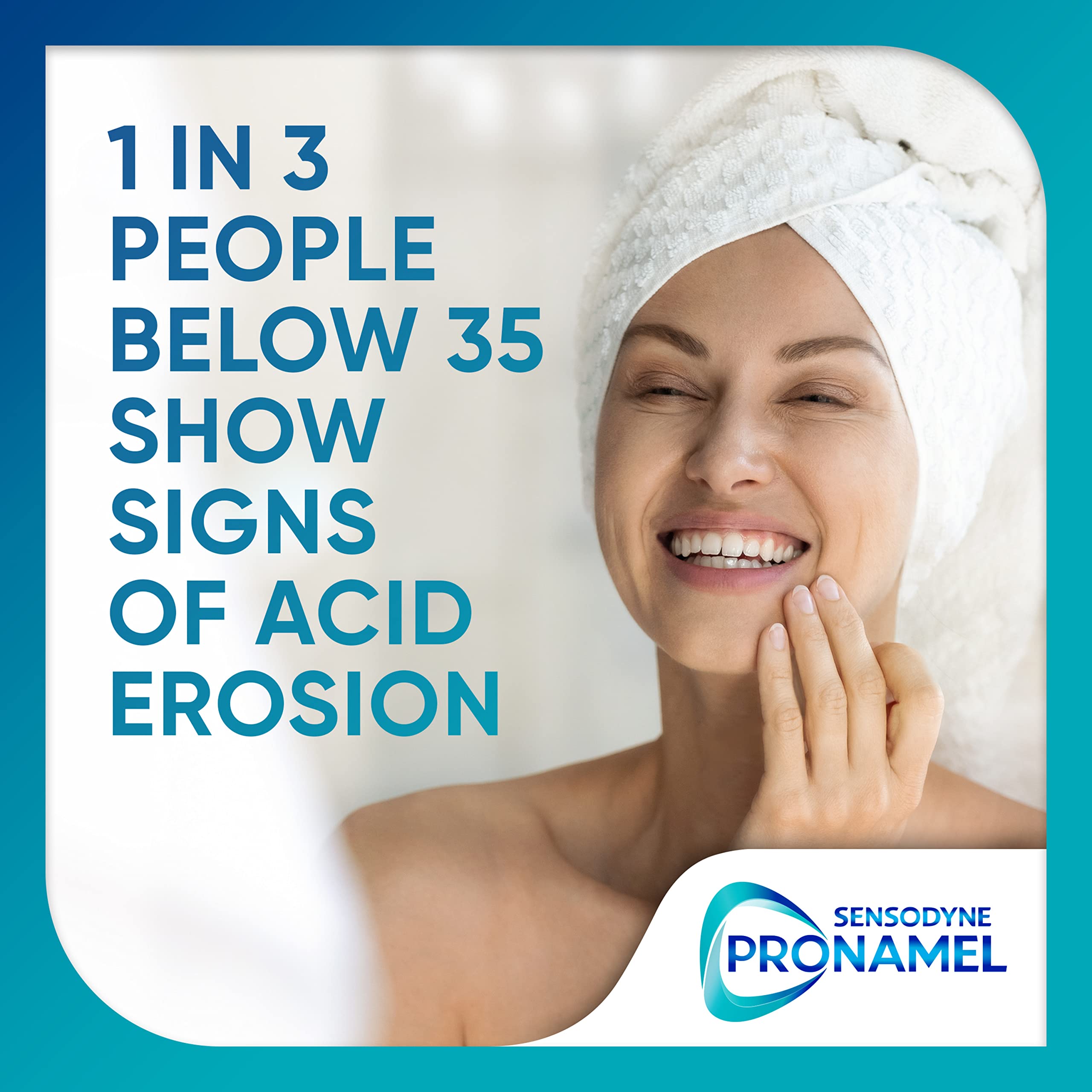 Sensodyne Pronamel helps restore natural whiteness while protecting enamel.