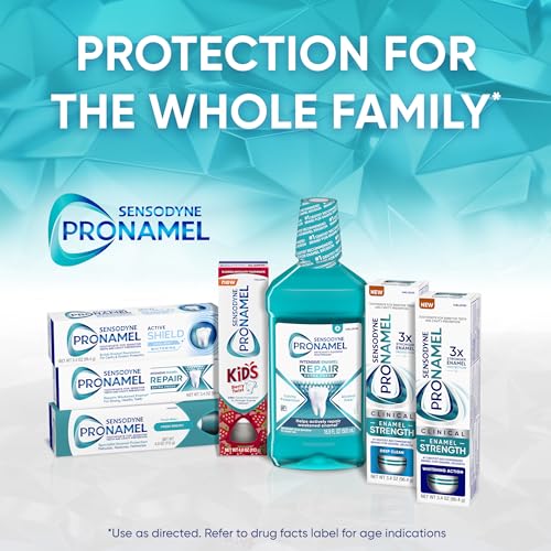 Sensodyne Pronamel-neutral-ph symbol suggests balanced toothpaste pH.