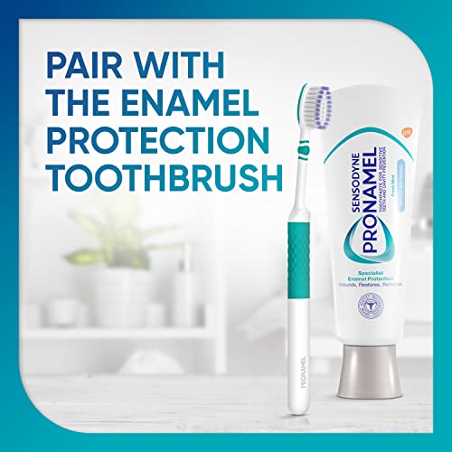Sensodyne Pronamel pack of four tubes displayed neatly.